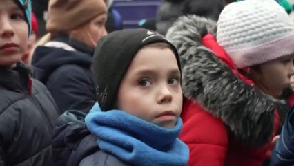 Resultados de la guerra: cerca de 200 niños huérfanos huyeron a Polonia por ataques en Ucrania