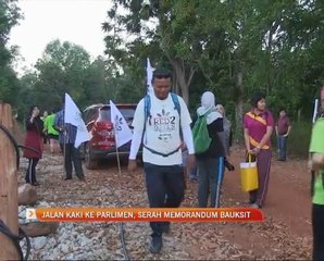 Jalan kaki ke Parlimen, serah memorandum bauksit