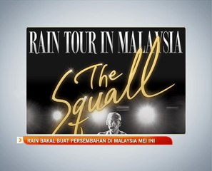 Rain bakal buat persembahan di Malaysia Mei ini