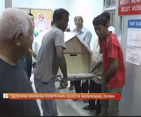 Seorang mangsa rempuhan kereta meninggal dunia