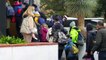 Arrivée de 111 réfugiés ukrainiens à Perpignan en bus