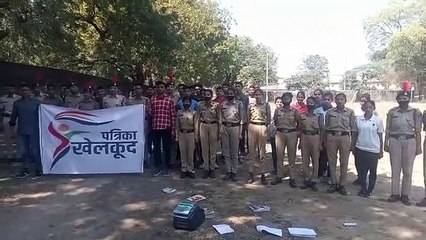 दौड़ लगा दिया एकता का संदेश