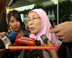 Usul undi tidak percaya terhadap Peguam Negara ditolak