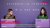 VÍDEO | Isa Serra. Podemos dice que no ha llamado al PSOE 