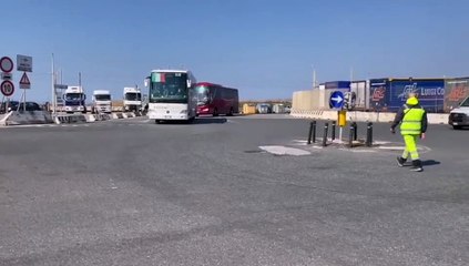 Livorno, arrivata la carovana degli organi ucraini in fuga dalla guerra