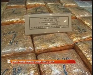 Bukit Aman rampas ganja RM4.2 juta
