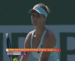 Roberta Vinci  dan Karolina Pliskova ke pusingan keempat Indian Wells
