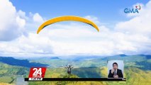 #KuyaKimAnoNa?: Mukhang pakpak ng eroplano ang gamit sa 'paragliding' para makakuha ng hangin pataas at para 'di basta basta bumulusok pababa | 24 Oras