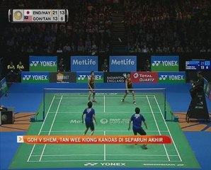 Goh V shem, Tan Wee Kiong kandas di separuh akhir
