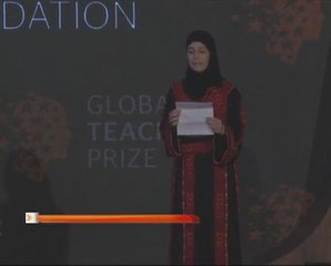 Warga Palestin terima Anugerah Guru Global 2016
