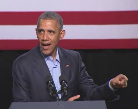 Barack Obama condemns Donald Trump's 'divisive' rhetoric