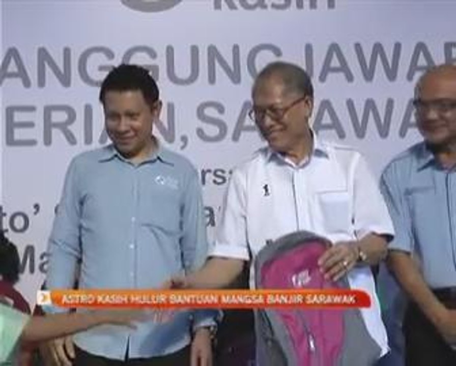 Astro Kasih hulur bantuan mangsa banjir Sarawak