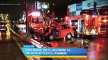 Dos muertos en accidentes de tránsito en Guayaquil