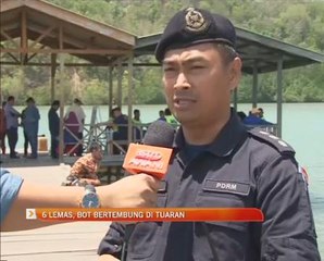 6 lemas, bot bertembung di Tuaran