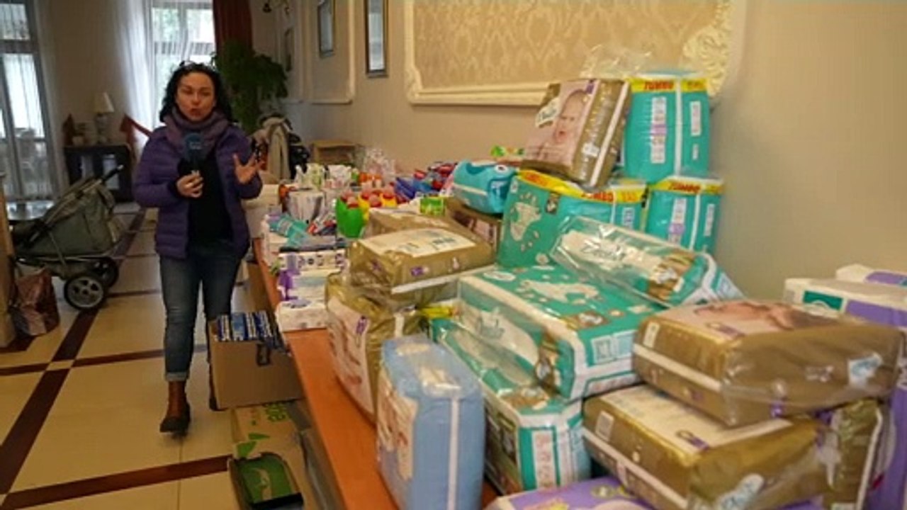 'Man kann nicht einfach zu Hause sitzen und nichts tun'- Solidarität mit vertriebenen Ukrainern