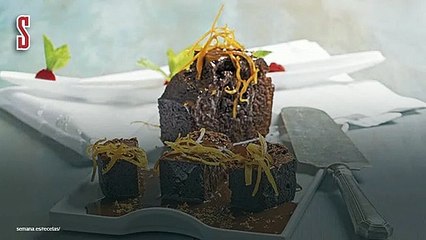 Vídeo Receta: Pasteles de chocolate y naranja
