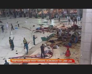 Pampasan mangsa insiden kren tumbang diumumkan tidak lama lagi