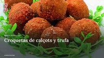 Vídeo Receta: Croquetas de calçots y trufa