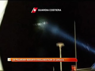 28 pelarian berjaya diselamatkan di Greece