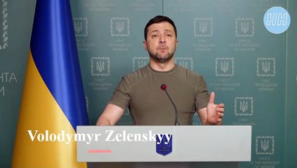 "There is no blood on our flag." - Volodymyr Zelenskyy
