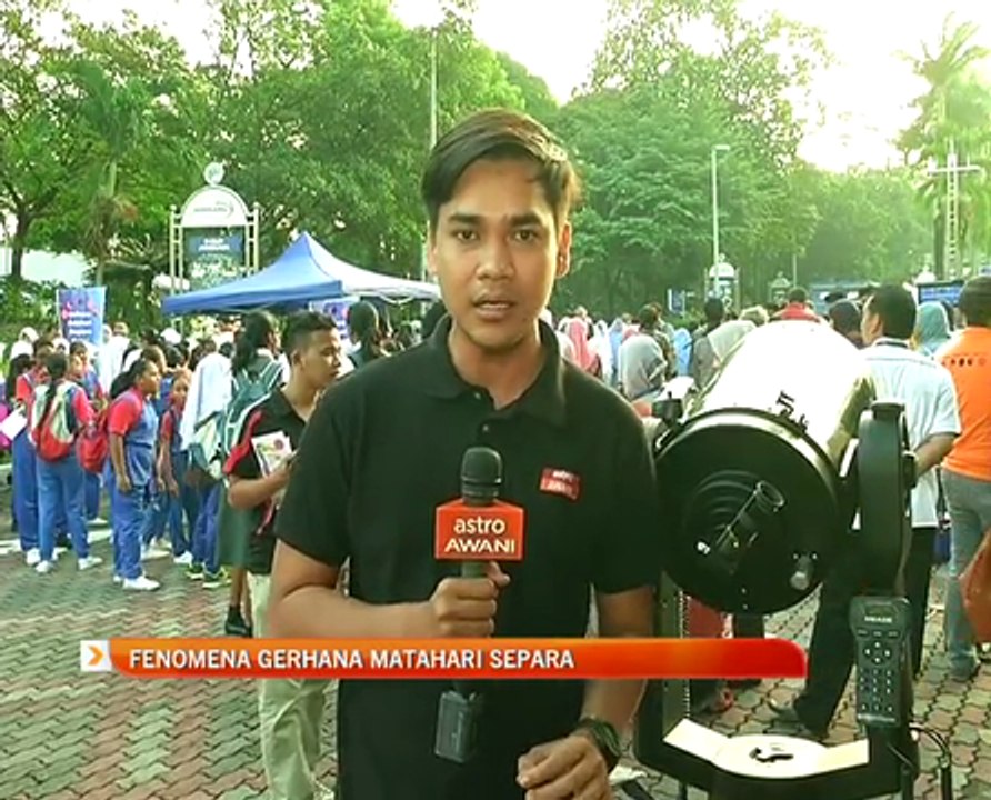 Program Gerhana Matahari Separa di Planetarium Negara