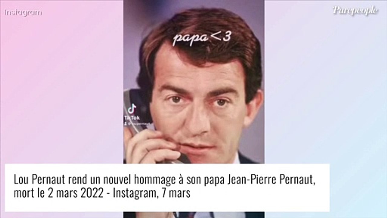 Mort de Jean-Pierre Pernaut : nouvel hommage déchirant de sa fille Lou, "j'espère que tu seras fier de moi"