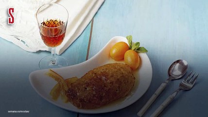 Vídeo Receta: Torrijas integrales al horno con salsa de naranja