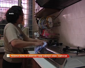 Pekerja asing hanya isi jawatan tidak diminati anak tempatan