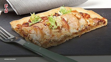 Vídeo Receta: Coca de pera y queso azul