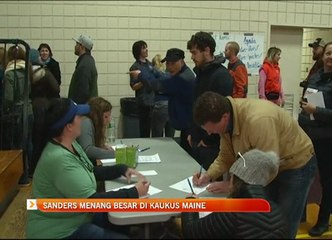 Bernie Sanders menang besar di Kaukus Maine