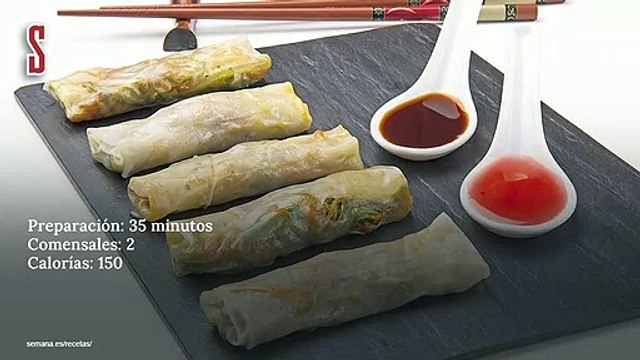 Vídeo Receta: Rollitos frescos vietnamitas (cocina tailandesa)