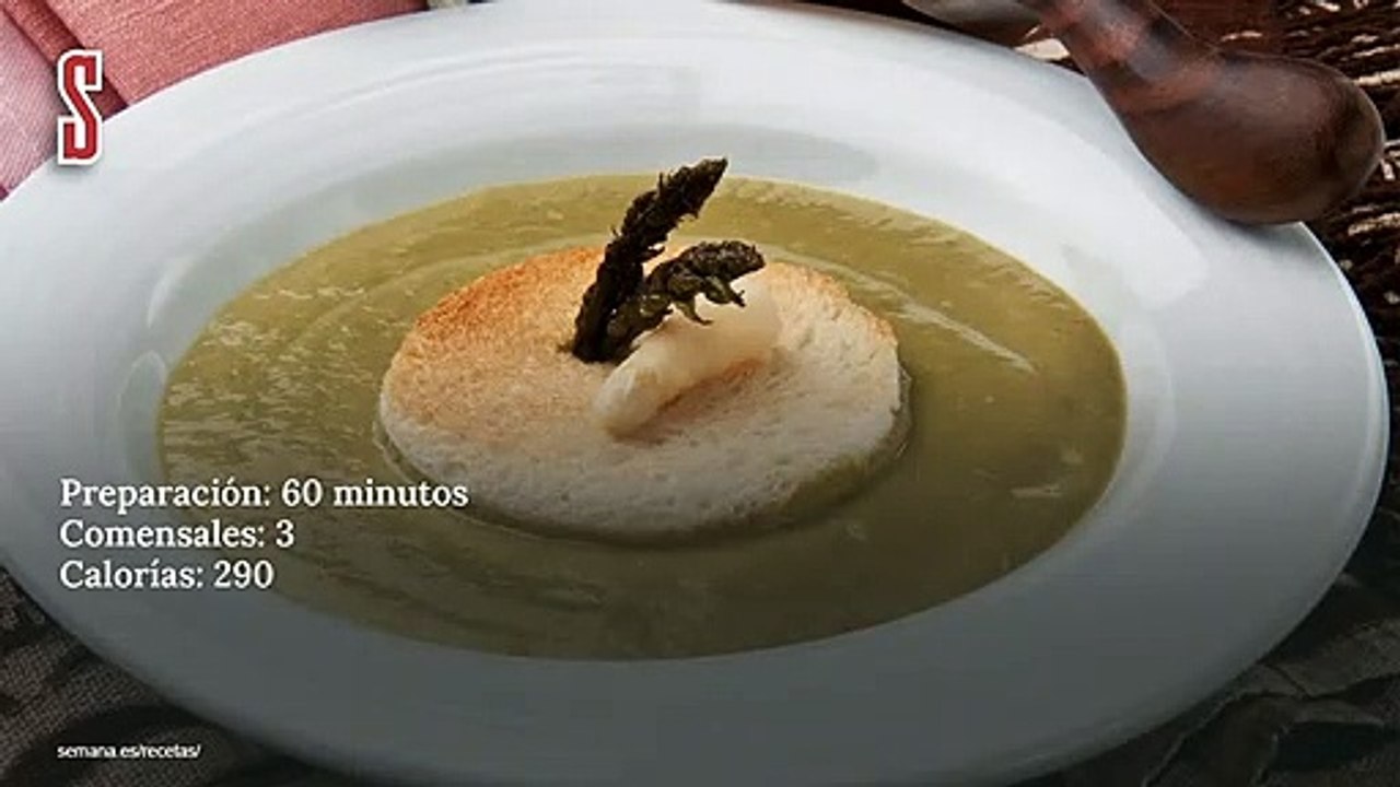 Vídeo Receta: Crema de espárragos