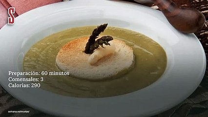 Vídeo Receta: Crema de espárragos