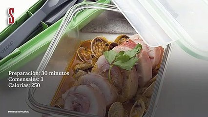 Vídeo Receta: Rollos de pez espada en salsa marinera