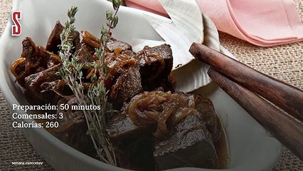 Vídeo Receta: Hígado encebollado