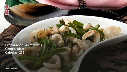 Vídeo Receta: Chipirones con pimientos