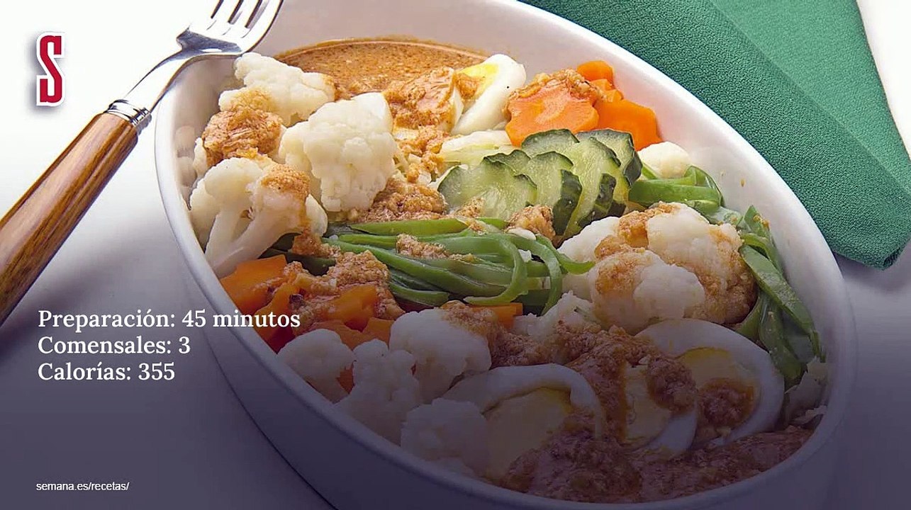 Vídeo Receta: Gado Gado (cocina indonesia)