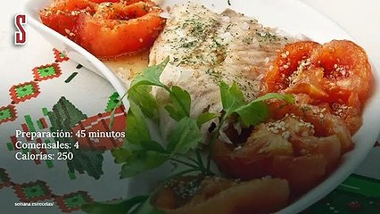 Vídeo Receta: Perca con tomate al sesamo