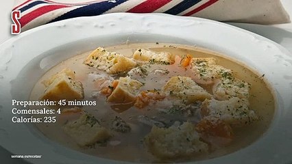 Vídeo Receta: Sopa queso manchego