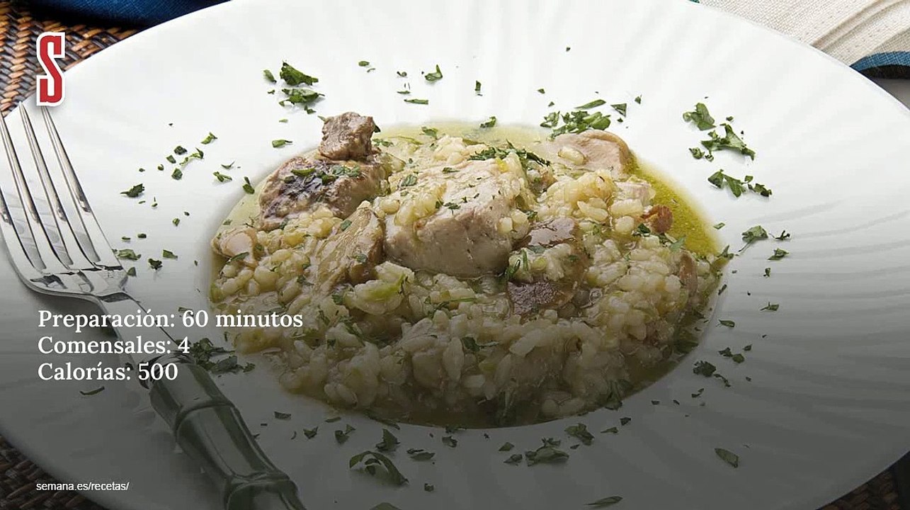 Vídeo Receta: Arroz caldoso de atún y boletus