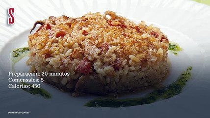 Vídeo Receta: Arroz al horno gratinado con alioli