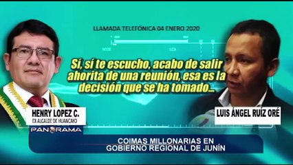 ¡Exclusivo! Coimas millonarias en el Gobierno Regional de Junín