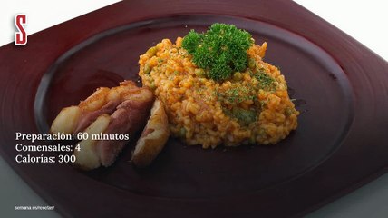 Vídeo Receta: Risotto con magret de pato