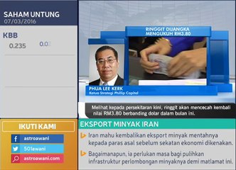 Ringgit dijangka mengukuh RM3.80