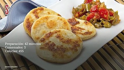 Vídeo Receta: Crêps de patata con pisto confitado