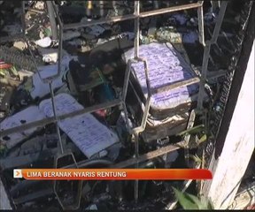 Lima beranak nyaris rentung