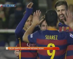 Lionel Messi bantu Barcelona menang besar