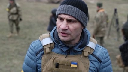 Vitaly Klitschko, maire de Kiev: "On résistera jusqu'à la mort s'il le faut"
