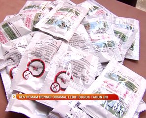 Kes demam denggi diramal lebih buruk tahun ini