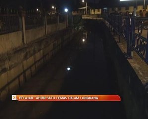 Pelajar tahun satu lemas dalam longkang